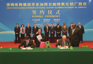 酒鋼收購(gòu)俄鋁牙買加氧化鋁廠股權(quán)簽約儀式在京舉行